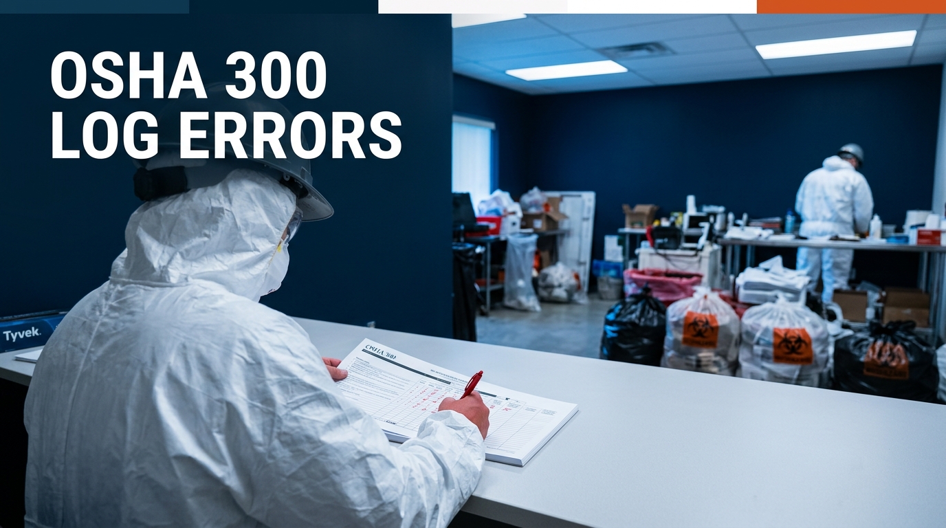 OSHA 300 Log Errors for Biohazard Crews